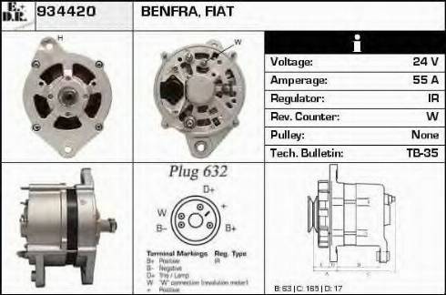 EDR 934420 - Генератор autosila-amz.com