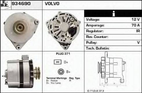 EDR 934690 - Генератор autosila-amz.com