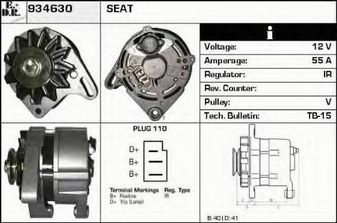 EDR 934630 - Генератор autosila-amz.com