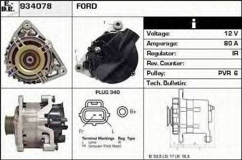 EDR 934078 - Генератор autosila-amz.com