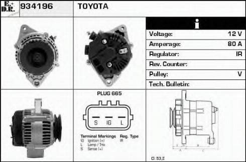 EDR 934196 - Генератор autosila-amz.com