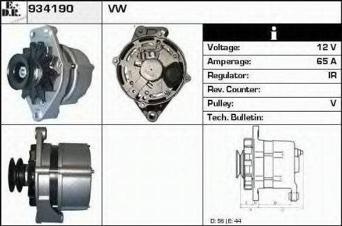 EDR 934190 - Генератор autosila-amz.com