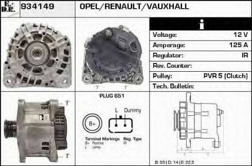 EDR 934149 - Генератор autosila-amz.com