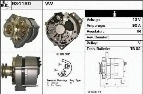 EDR 934160 - Генератор autosila-amz.com