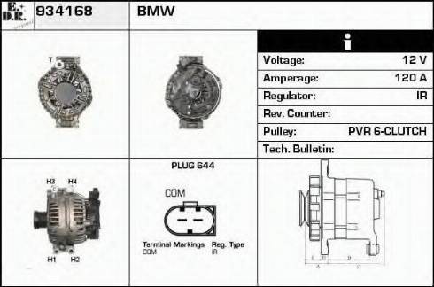 EDR 934168 - Генератор autosila-amz.com