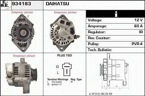 EDR 934183 - Генератор autosila-amz.com