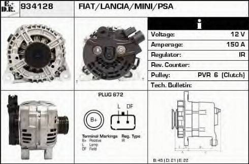 EDR 934128 - Генератор autosila-amz.com