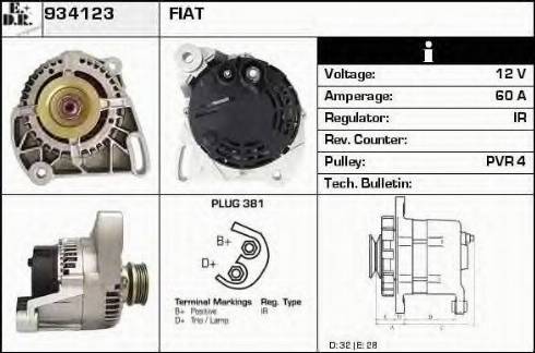 EDR 934123 - Генератор autosila-amz.com