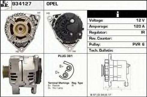 EDR 934127 - Генератор autosila-amz.com