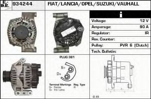 EDR 934244 - Генератор autosila-amz.com