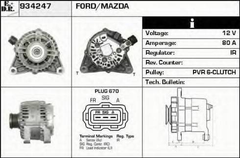 EDR 934247 - Генератор autosila-amz.com