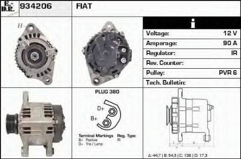 EDR 934206 - Генератор autosila-amz.com