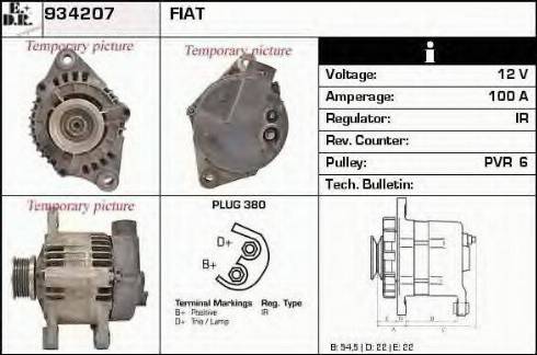 EDR 934207 - Генератор autosila-amz.com