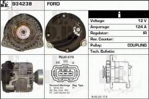 EDR 934238 - Генератор autosila-amz.com