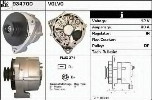 EDR 934700 - Генератор autosila-amz.com