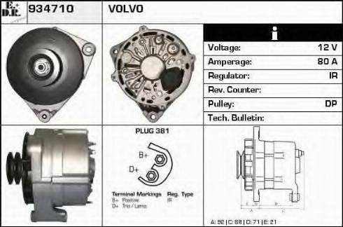 EDR 934710 - Генератор autosila-amz.com