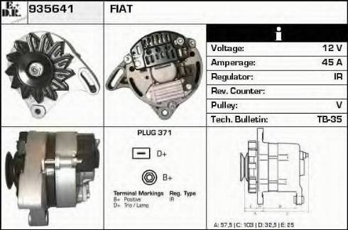 EDR 935641 - Генератор autosila-amz.com