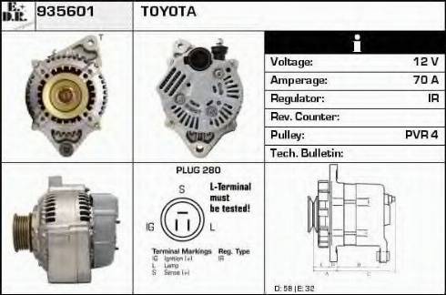 EDR 935601 - Генератор autosila-amz.com