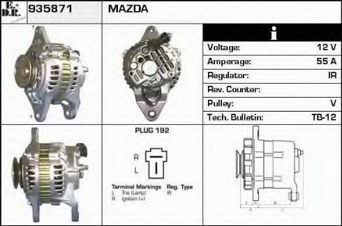 EDR 935871 - Генератор autosila-amz.com