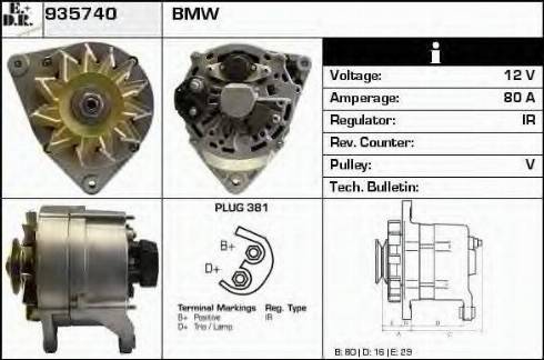 EDR 935740 - Генератор autosila-amz.com