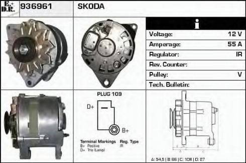 EDR 936961 - Генератор autosila-amz.com