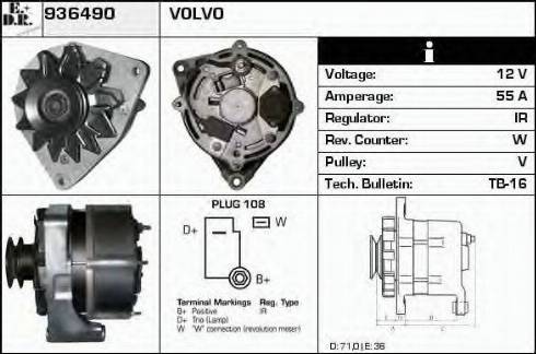 EDR 936490 - Генератор autosila-amz.com