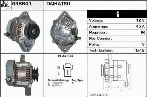 EDR 936641 - Генератор autosila-amz.com