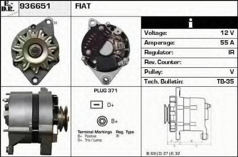 EDR 936651 - Генератор autosila-amz.com