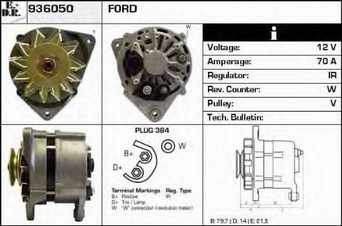 EDR 936050 - Генератор autosila-amz.com