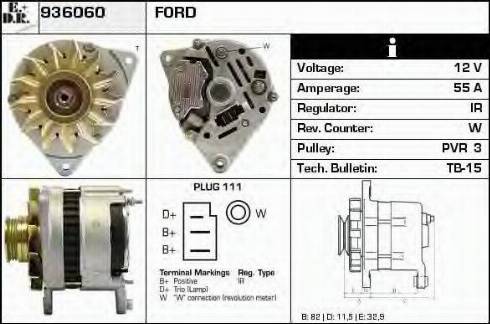 EDR 936060 - Генератор autosila-amz.com