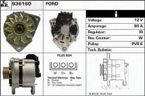 EDR 936160 - Генератор autosila-amz.com