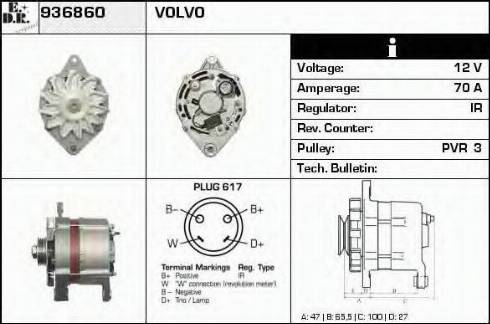 EDR 936860 - Генератор autosila-amz.com