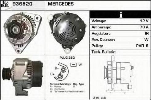 EDR 936820 - Генератор autosila-amz.com