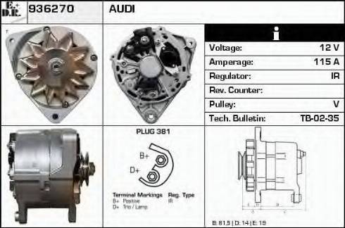 EDR 936270 - Генератор autosila-amz.com