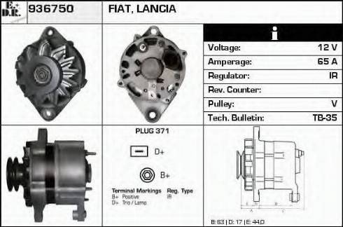 EDR 936750 - Генератор autosila-amz.com