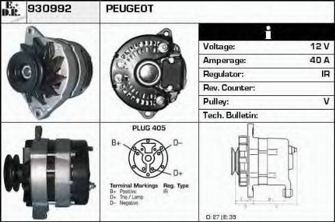 EDR 930992 - Генератор autosila-amz.com