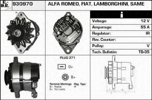 EDR 930970 - Генератор autosila-amz.com