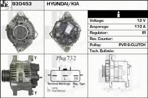 EDR 930453 - Генератор autosila-amz.com