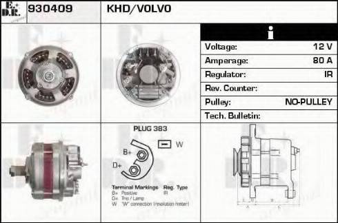 EDR 930409 - Генератор autosila-amz.com