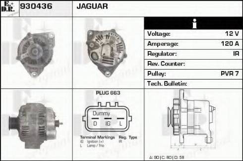 EDR 930436 - Генератор autosila-amz.com