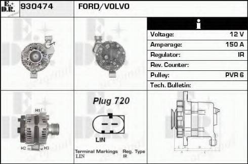 EDR 930474 - Генератор autosila-amz.com