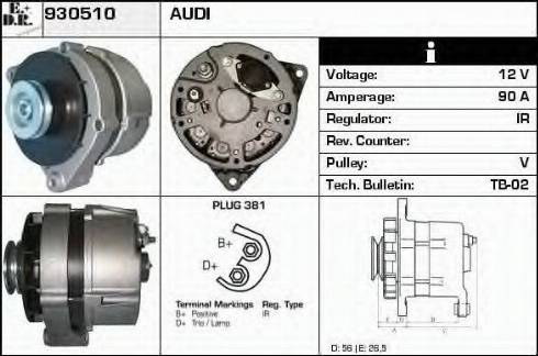 EDR 930510 - Генератор autosila-amz.com