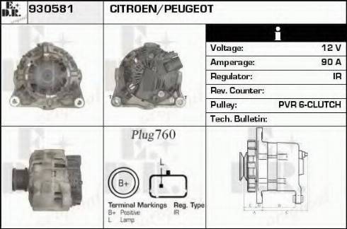 EDR 930581 - Генератор autosila-amz.com