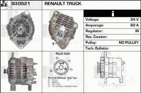 EDR 930521 - Генератор autosila-amz.com