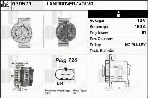 EDR 930571 - Генератор autosila-amz.com