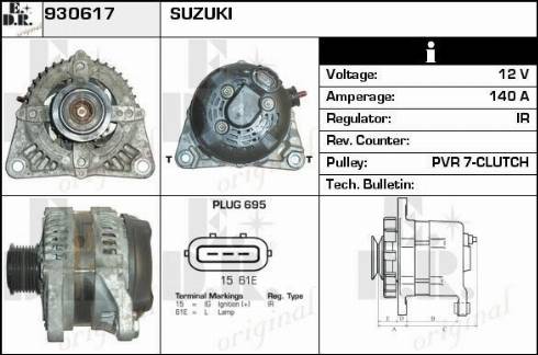 EDR 930617 - Генератор autosila-amz.com