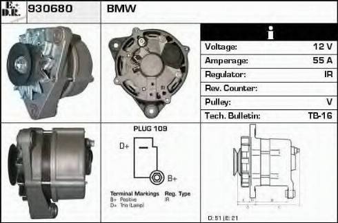 EDR 930680 - Генератор autosila-amz.com