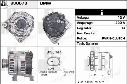 EDR 930678 - Генератор autosila-amz.com