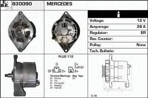 EDR 930090 - Генератор autosila-amz.com