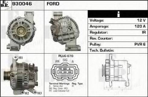 EDR 930046 - Генератор autosila-amz.com